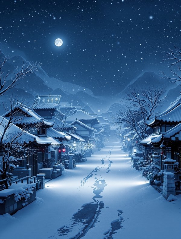 雪落无声 海报
